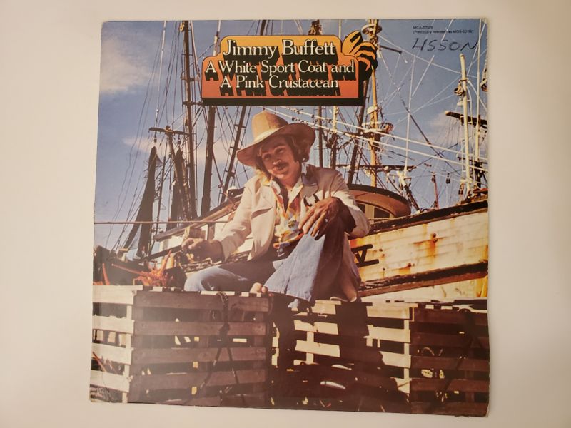 Jimmy Buffett A White Sport Coat and a Pink Crustacean vinyl record
